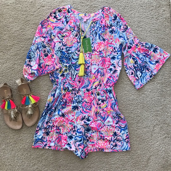 Lilly Pulitzer Pants - Lilly Pulitzer Del Lago Romper